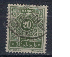 MAROC       N°  YVERT  TAXE 30 ( 25 ) OBLITERE    ( OB 11/ 09 ) - Impuestos