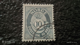 NORVEÇ-1920-40        10ÖRE     USED - Oblitérés