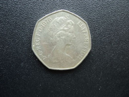 ROYAUME UNI : 50 PENCE  1976   KM 913     SUP - 50 Pence