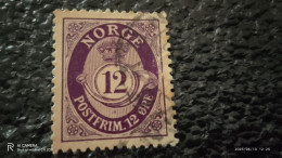 NORVEÇ-1920-40        12ÖRE     USED - Oblitérés