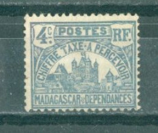 MADAGASCAR - TIMBRE-TAXE N°9 Sans Gomme - Palais Royal De Tananarive. - Timbres-taxe