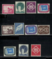 NATIONS UNIES - NEW YORK  _yvert N° 1 / 11 - Unused Stamps