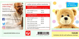 Australie Australia 4725 Carnet, Heureux événements, Ours En Peluche, Teddy Bear, Enfance - Mint Stamps