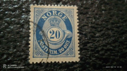 NORVEÇ-1920-40        20ÖRE     USED - Oblitérés