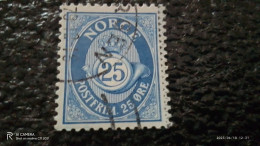 NORVEÇ-1920-40        25ÖRE     USED - Oblitérés