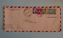 BT19  USA   BELLE LETTRE 1958 BOONTON  A PARIS FRANCE +AFFR INTERESSANT++ - Cartas & Documentos