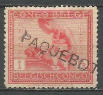 CONGO BELGA SOBRECARGA PAQUEBOT NUEVO SIN GOMA - Unused Stamps