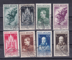 1936 Vatican Vaticano STAMPA CATTOLICA  CATHOLIC PRESS Serie Di 8v. (47/54) Usata USED - Used Stamps