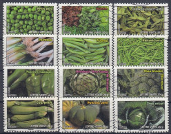 FRANCE 5402-5413,used,falc Hinged - Légumes