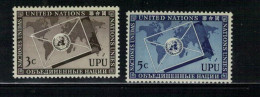 NATIONS UNIES - NEW YORK  _yvert N° 17/18 Postes - Unused Stamps