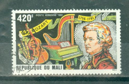 MALI - POSTE AERIENNE N°414 Oblitéré - 225° Anniversaire De La Naissance De Wolfang Amadeus Mozart (1756-1791). - Mali (1959-...)