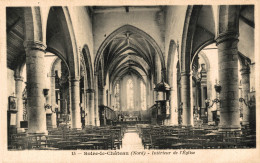 N°105054 -cpa Solre Le Château -intérieur De L'église- - Solre Le Chateau