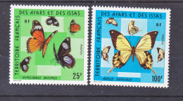 Afars Et Issas 404/405 Papillons  Neuf ** TB MNH Sin Charnela Cote 22 - Neufs