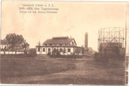 LÜNEN Westfalen Gaswerk Mit Kessel 3000 Bis 6000 Cbm Tagesleistung Erbaut Von Aug. Klönne Dortmund 1.4.1917 Gelaufen - Luenen