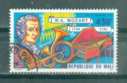 MALI - POSTE AERIENNE N°415 Oblitéré - 225° Anniversaire De La Naissance De Wolfang Amadeus Mozart (1756-1791). - Mali (1959-...)