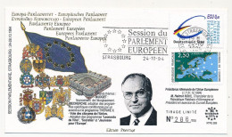 FRANCE - Env 2,50 Conseil Europe OMEC Strasbourg Session Parlement Européen 24/10/1994 - Chancelier Helmut Kohl - Storia Postale