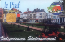 PIAF   -   VALENCIENNES   -   Valenciennes Stationnement   -   100 Unités - Cartes De Stationnement, PIAF