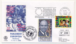 FRANCE - Env 4,50 Unicef OMEC Strasbourg Session Parlement Européen 13/11/1996 - M. Jack Stewart-Clark - Cartas & Documentos