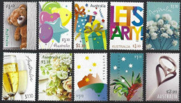 Australie Australia 4855/61 Carnets, Heureuses Occasions, Ours En Peluche, Roses, Vin De Champagne - Unused Stamps