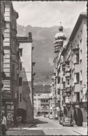 Herzog-Friedrichstraße, Mit Goldenes Dachl, Innsbruck, C.1950s - Tiroler Kunstverlag Foto-AK - Innsbruck