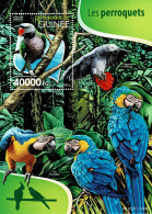 GUINEA 2015 Mi BL 2585 PARROTS MINT MINIATURE SHEET ** #0537/1000 - Perroquets & Tropicaux