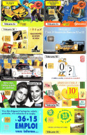 T300 - LOT DE 10 TELECARTES USAGEES - Non Classificati