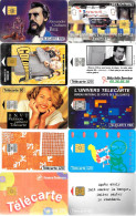 T298 - LOT DE 10 TELECARTES USAGEES - Zonder Classificatie