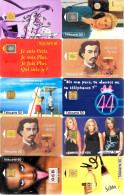 T296 - LOT DE 10 TELECARTES USAGEES - Non Classificati