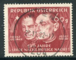 AUSTRIA 1948 Anniversary Of Silent Night Carol Used.  Michel 928 - Used Stamps