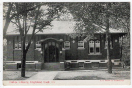 HIGHLAND PARK - Public Library - Kropp - Other & Unclassified