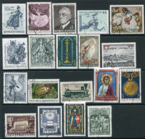 AUSTRIA 1967 Nineteen Commemorative Issues Used. - Oblitérés