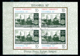 TÜRKEI - Block 24, Bl.24 Canc. - Istanbul 87 - TÜRKIYE / TURQUIE - Blocs-feuillets