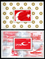 TÜRKEI - Block 36/37, Bl.36/37 Mnh - Marke Auf Marke, Stamp On Stamp, Timbre Sur Timbre - TÜRKIYE / TURQUIE - Blocchi & Foglietti