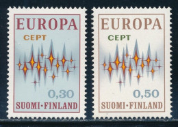 Finland 1972 Europa CEPT (**) Mi 700-01 M€ 3,50; Y&T 665-66 - € 10,00 - 1972