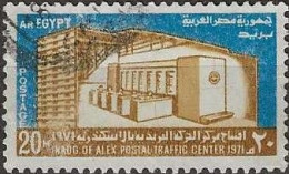 EGYPT 1971 Opening Of New Head Post Office, Alexandria - 20m - New Post Office FU - Gebruikt