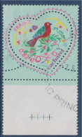 VARIÉTÉ TRÈS RARE N°3748a Cœur Cacharel 2005 Saint Valentin 0.82€ Sans La Poste Sans ITVF Oblitéré BdF 3732a Spink Maury - Oblitérés