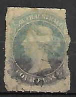SOUTH  AUSTRALIA   -   1867.  Y&T N° 16 Oblitéré.  Cote 11,00 Euros - Gebraucht