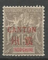 CANTON N° 8 NEUF*  CHARNIERE / Hinge / MH - Nuovi