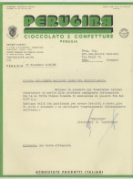 PERUGIA -PERUGINA -CIOCCOLATO E CONFETTURE -PERUGIA -F.LLI BUITONI -SANSEPOLCRO 1936 - Chocolate