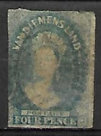 TASMANIE   -  1857  .  Y&T N° 12 A Oblitéré.   Cote 100 Euros. - Used Stamps