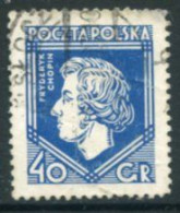 POLAND 1927 Chopin Used Michel 244 - Oblitérés