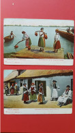 2 Cartes Hongroise , Dalyoki Sokacsok /vizhordo Leanyok Mohacson, Dos 1900 - Hongarije