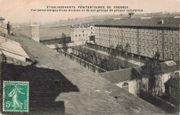 94 - FRESNES - S17637 - Etablissements Pénitentiaires - Vue Panoramique Préaux Cellulaires - Fresnes