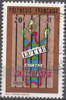 Polynésie Française 1972 Michel 154 O Cote (2005) 7.50 € Lutte Contre L'alcoolisme Cachet Rond - Used Stamps