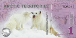 ARCTIC TERRITORIES - 1 Polar DOLLARS 2012 UNC - Fiktive & Specimen