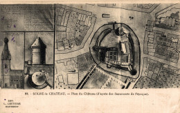 N°105071 -cpa Solre Le Château -plan Du Château- - Solre Le Chateau