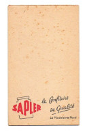 Carnet Note Facture SAPLER La Confiture De Qualité La Madeleine-Nord - Format : 13x8 Cm - Fatture