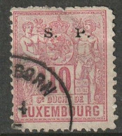 Luxembourg 1882 Dienstmarke 10 Ct. MiNr.39, Yvert 58 - Taxes