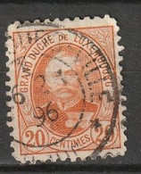 Luxembourg 1891 - MiNr. 59C (dent 11) (cat € 120,-) - 1891 Adolphe Frontansicht