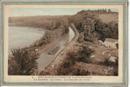 CPA (47) MEILHAN-sur-GARONNE - Mots Clés: Canal Latéral à La Garonne, Chemin De Halage, Chaland - 1948 - Colorisée - Meilhan Sur Garonne